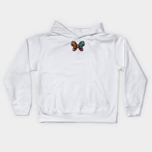 Butterfly bow tie Kids Hoodie